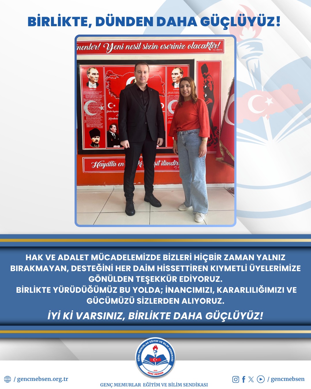 Yeni Üyelerimizle Hak ve Adalet Mücadelemizde Birlikte Daha Güçlüyüz